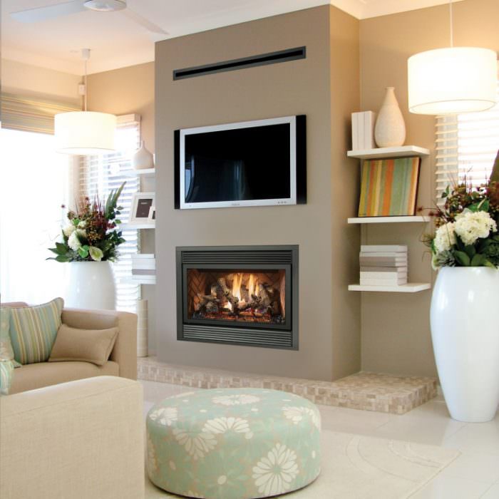 564 25K deluxe gas fireplace